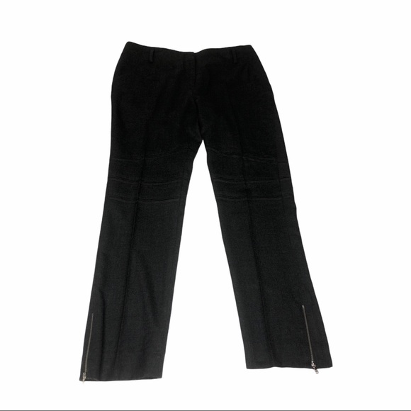 Vintage Jason Wu Moto Style Wool Zipper Trousers Gray 6 - Picture 5 of 16